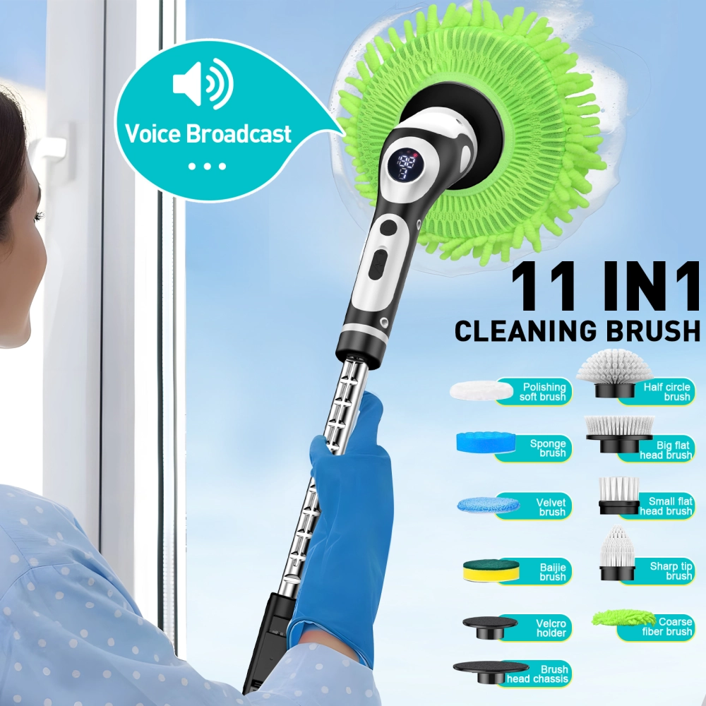 IPX7 Waterproof Electric Cleaning Brush: Versatile Household Cleaning Tool for Multiple Scenarios