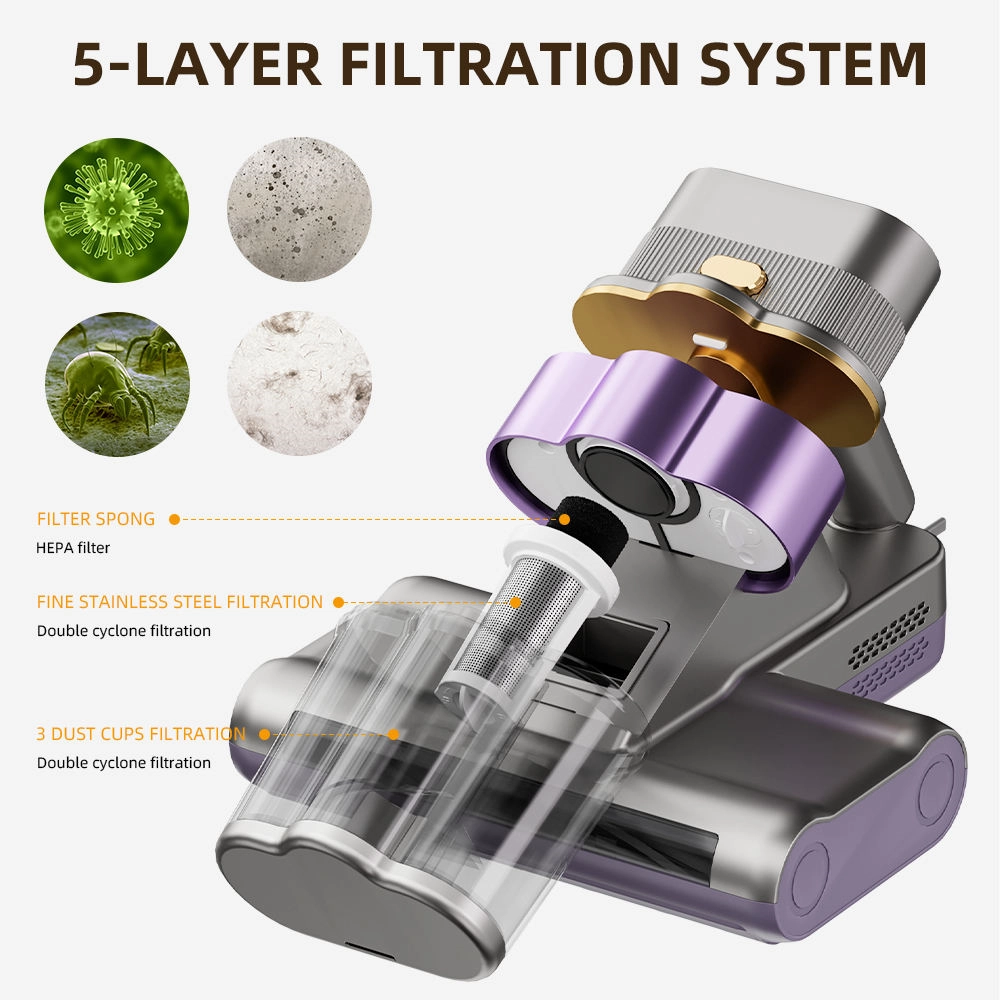 wholesale handheld uv mattress vacuum cleaner jq308 08