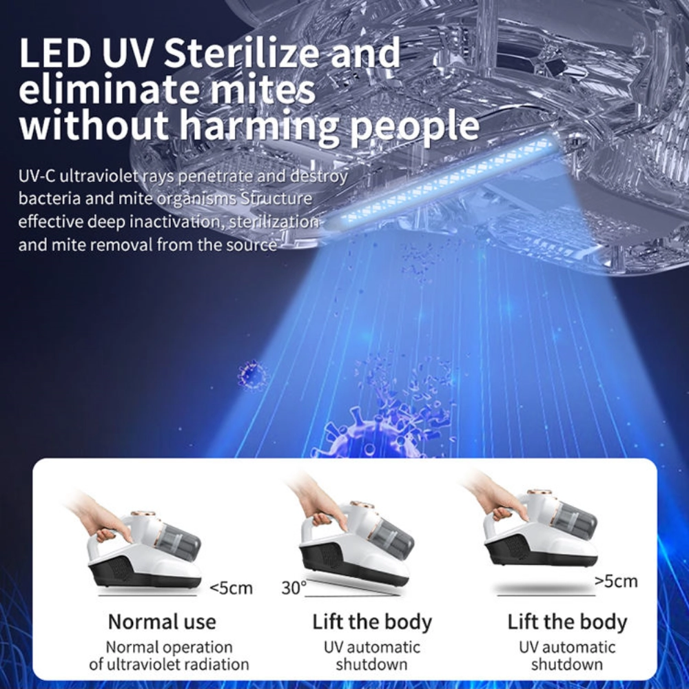 wholesale uv disinfecting vacuum for bed hb802 04